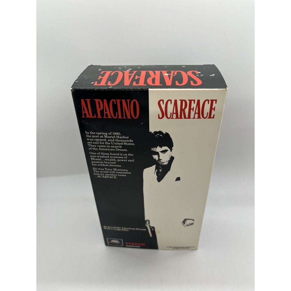 Scarface 2-Tape VHS / MCA Home Video / 1989 / Pacino